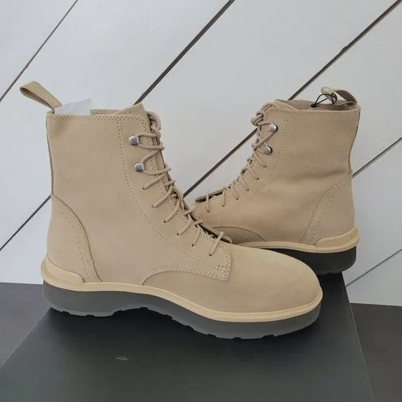 NWT Sorel Womens Hi-Line Lace Boots Tawny Buff Waterproof Size 11 Suede Leather