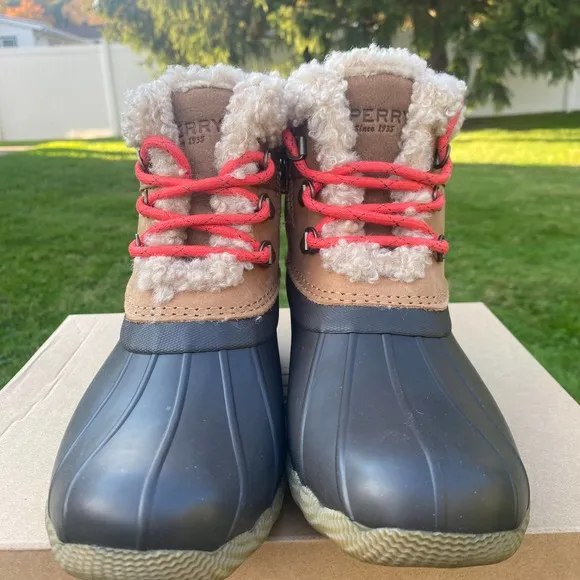 NWT Sperry Women's Saltwater Alpine Water Resistant Bootie Boots Shoes(Sz. 8)