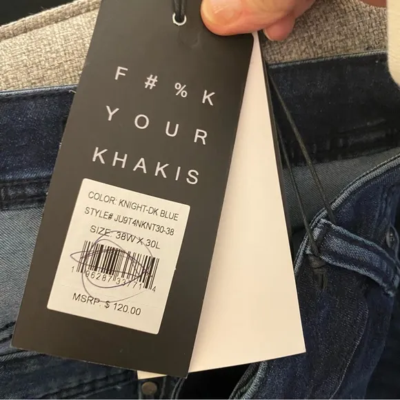 NWT The Perfect Jean NYC Bootcut OG Stretch Knight Dark Blue Sz 38 X 30