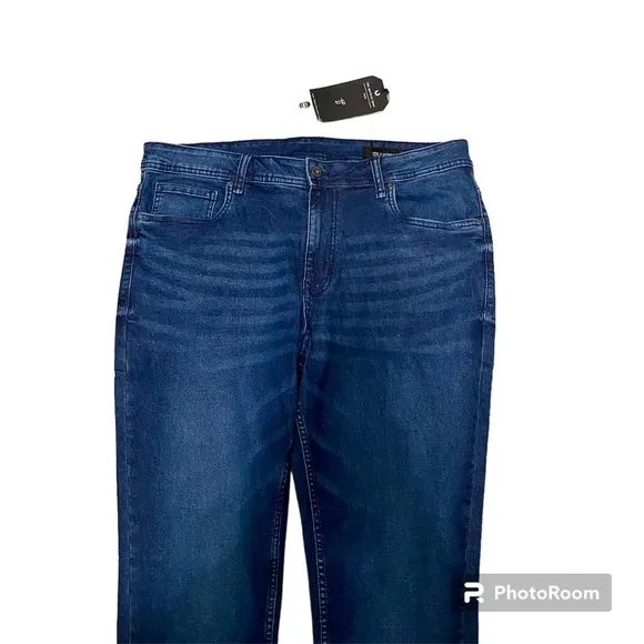 NWT The Perfect Jean NYC Bootcut OG Stretch Knight Dark Blue Sz 38 X 30