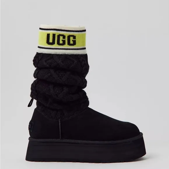 NWT UGGS Sweater Letter Tall Boots
