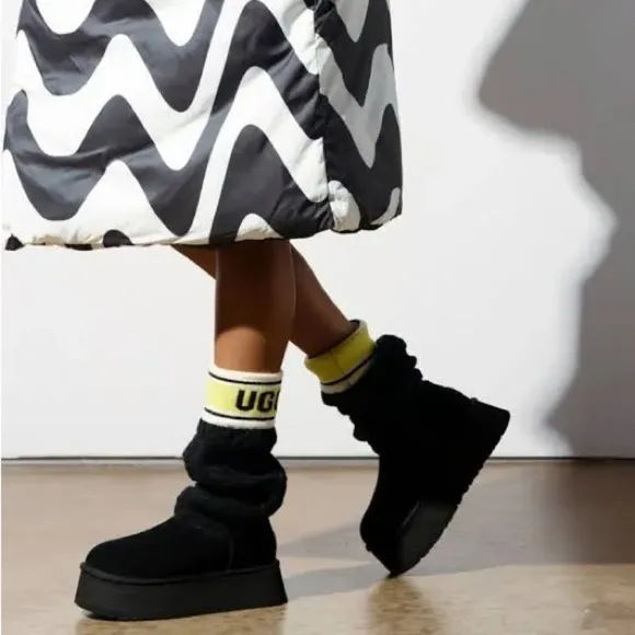 NWT UGGS Sweater Letter Tall Boots
