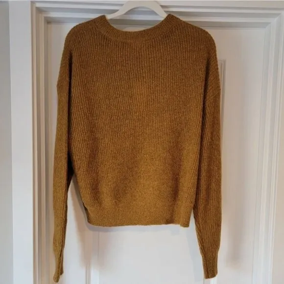 NWT! Veronica Beard Melinda Gold Sweater Size Large