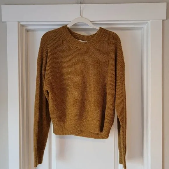 NWT! Veronica Beard Melinda Gold Sweater Size Large