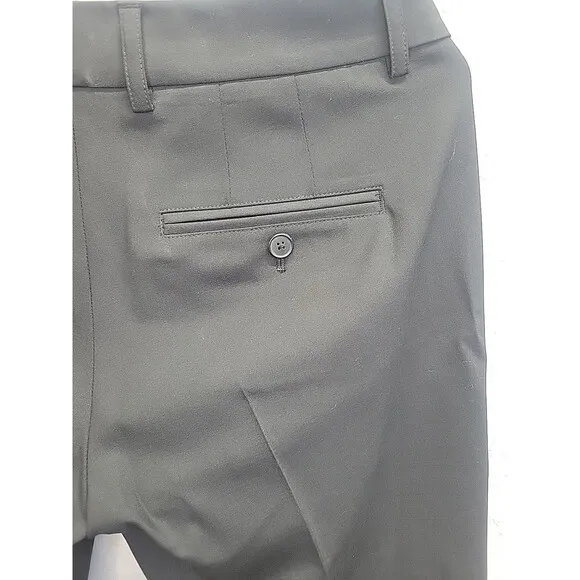 NWT Vince Womens Bermuda Shorts Sz 4 Cotton Hook &amp; Eye Zipped Black $225