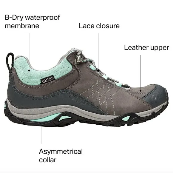 Oboz  Sapphire Low B-Dry  Hiking Shoe  - Women's  Red Hiking Shoes  - SIZE 10