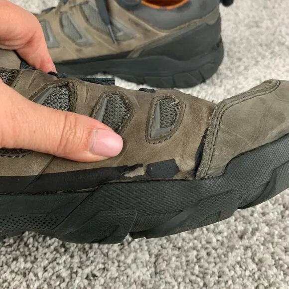 Oboz Sawtooth Low Hiking Boot Mens Gray Outdoor Trail Camp Shoes Size 13