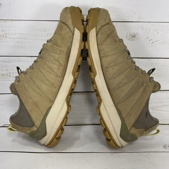 Oboz Sypes Low Hiking Boots Womens Size 8 Tan Suede BDry Waterproof Athletic