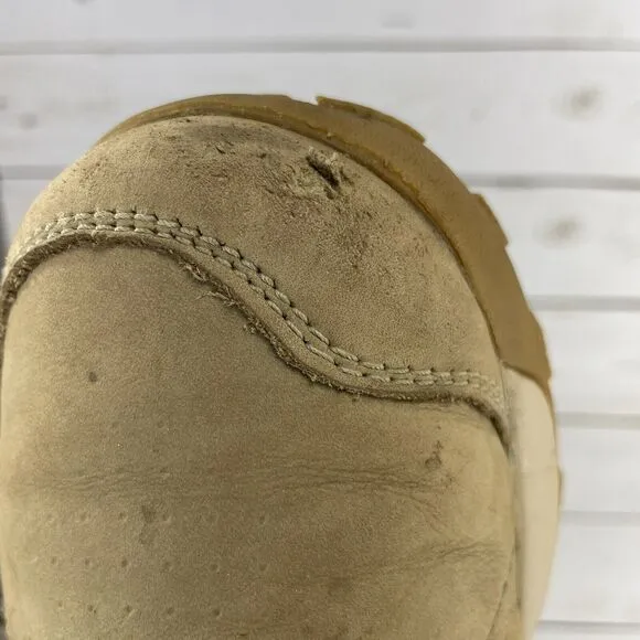 Oboz Sypes Low Hiking Boots Womens Size 8 Tan Suede BDry Waterproof Athletic