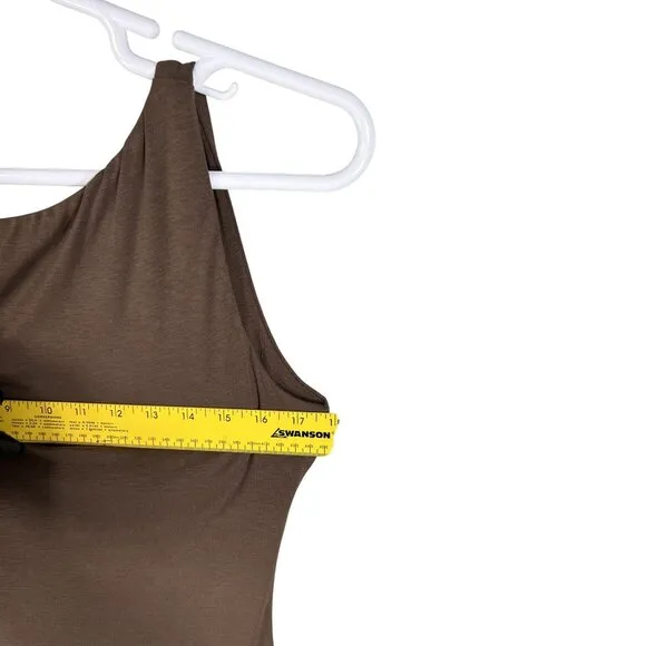 OGL Eco SkinKiss Womens L Coco Brami Tank Dress Scoop Back Built In Bra Athletic