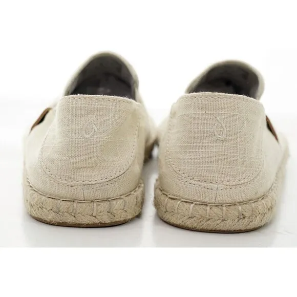 Olukai Kaula Pa'a Kapa Slip On Comfort Shoes Women's Sz 8