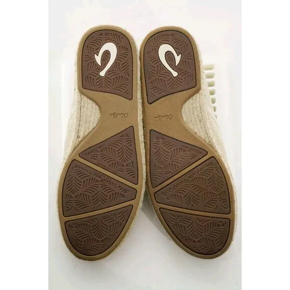 Olukai Kaula Pa'a Kapa Slip On Comfort Shoes Women's Sz 8