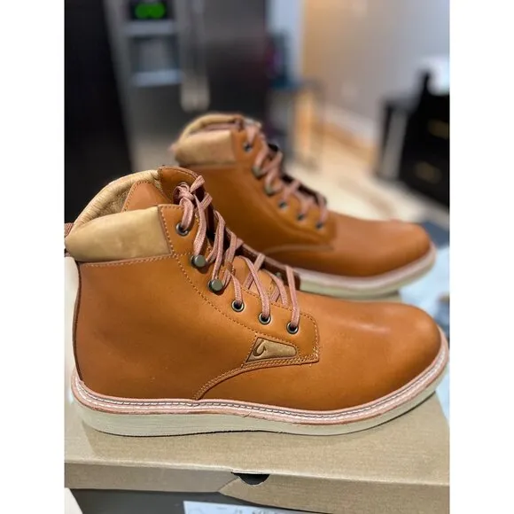 OLUKAI Kilakila Men’s Waterproof Leather Boots - NWT‎