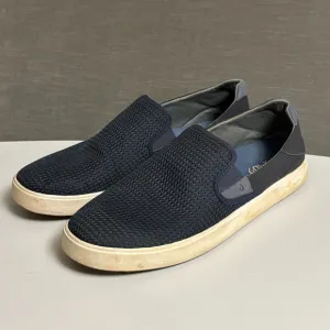 Olukai Lae Ahi Shoes 14 M Blue Slip On Mesh Comfort Casual Beach Dock Loafers