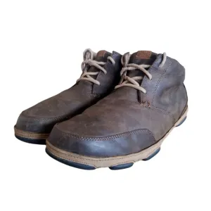 Olukai Men's Chukka Boots Kamuela Brown Leather Shoe Men's Size 13