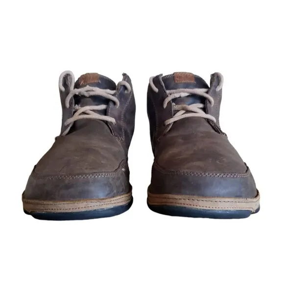 Olukai Men's Chukka Boots Kamuela Brown Leather Shoe Men's Size 13