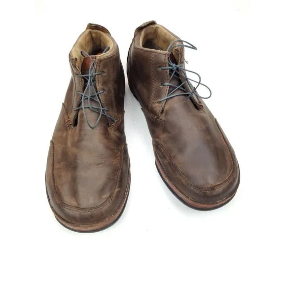 Olukai Men’s Kamuela Mens 10 Leather Outdoor Rugged Brown Boots Comfort Shoes