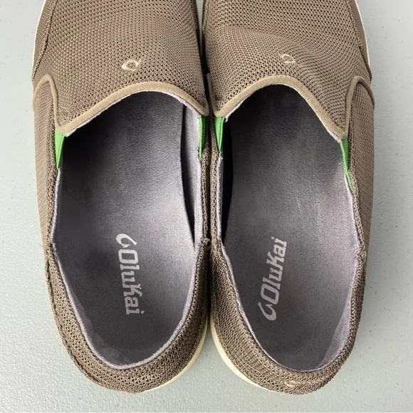 Olukai Men's Nohea Mesh Slip On Loafer Boat Shoes Casual Sneaker 10 M