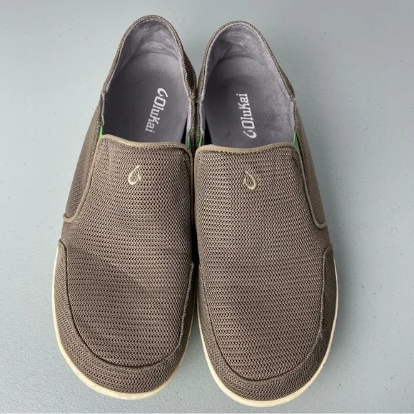 Olukai Men's Nohea Mesh Slip On Loafer Boat Shoes Casual Sneaker 10 M