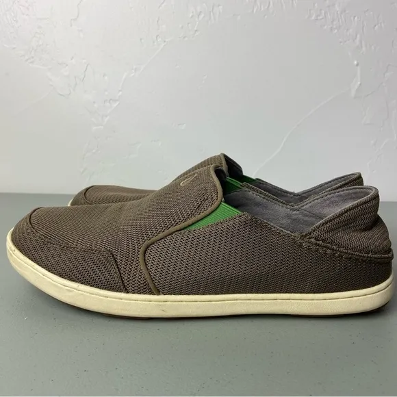 Olukai Men's Nohea Mesh Slip On Loafer Boat Shoes Casual Sneaker 10 M