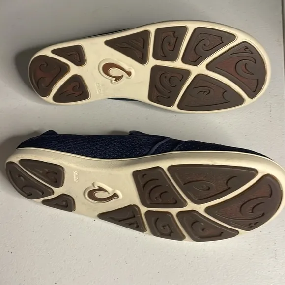 Olukai Men's Nohea Mesh Slip On Shoes Blue Size 11