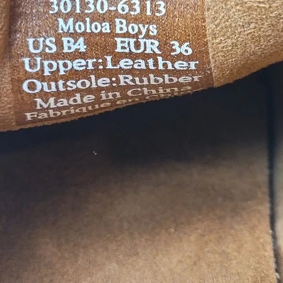 Olukai Moloa Mens Size 4 Brown Waxed Nubuck Leather Moc Comfort Loafers Shoes