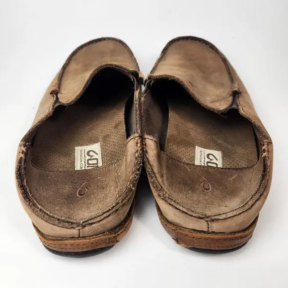 Olukai Moloa Shoes Mens‎ 9 Embroidered Boating Fishing Outdoors Surfing Hawaii
