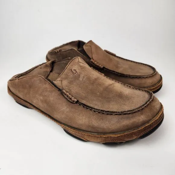 Olukai Moloa Shoes Mens‎ 9 Embroidered Boating Fishing Outdoors Surfing Hawaii