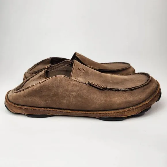 Olukai Moloa Shoes Mens‎ 9 Embroidered Boating Fishing Outdoors Surfing Hawaii