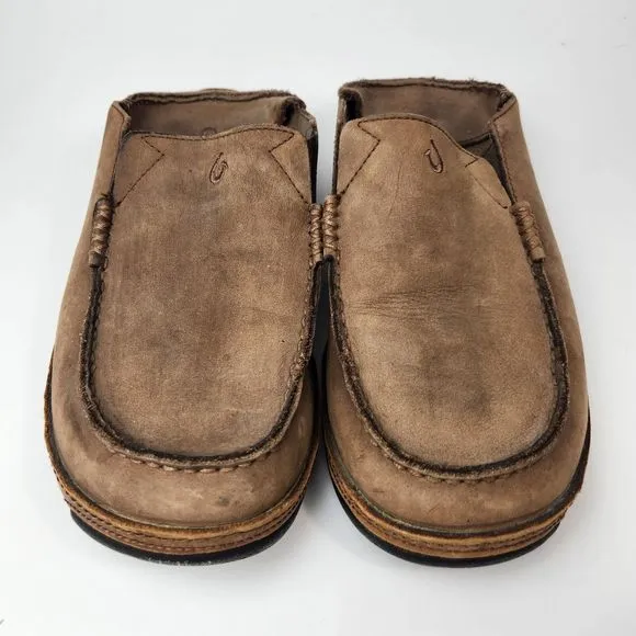 Olukai Moloa Shoes Mens‎ 9 Embroidered Boating Fishing Outdoors Surfing Hawaii
