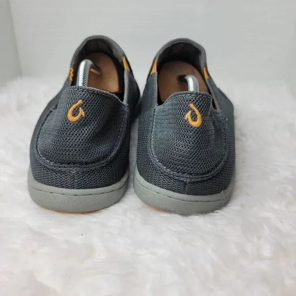 Olukai Nohea Mesh Slip On Shoes Men's Size 13 Gray Rafting Fishing Paddle Board