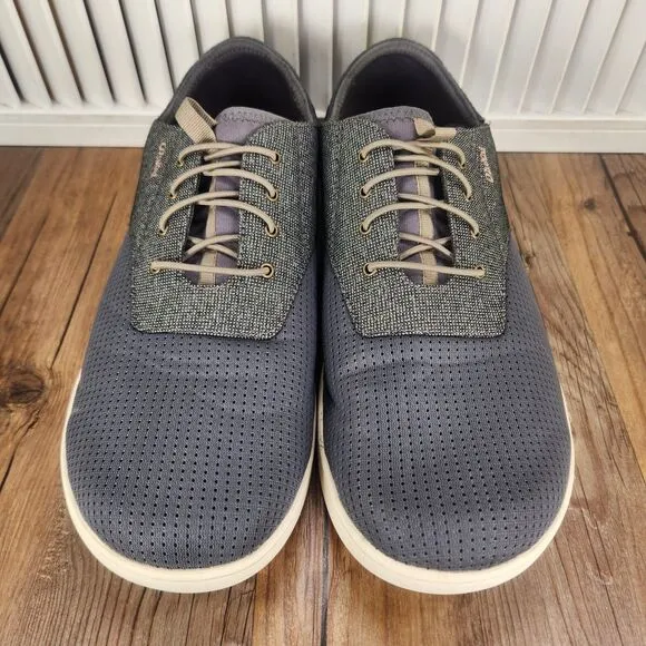 Olukai Nohea Moku Mens Sz 13 Gray Slip On Mesh Dock Beach Casual Sneakers Shoes