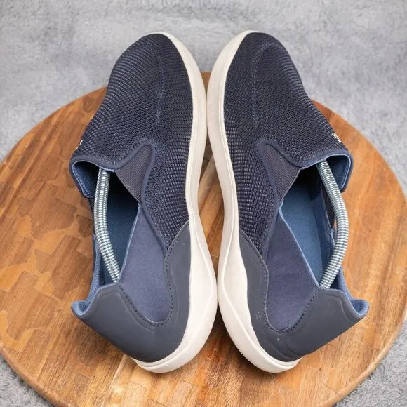 Olukai Nohea Pae Navy Blue Sz 12 Breathable Slip On Shoes Sneakers