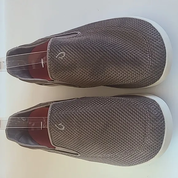 OluKai Nohea Pae Slip On Sneakers Comfort Shoes Color Mustang Size 8.5 EU 41.5