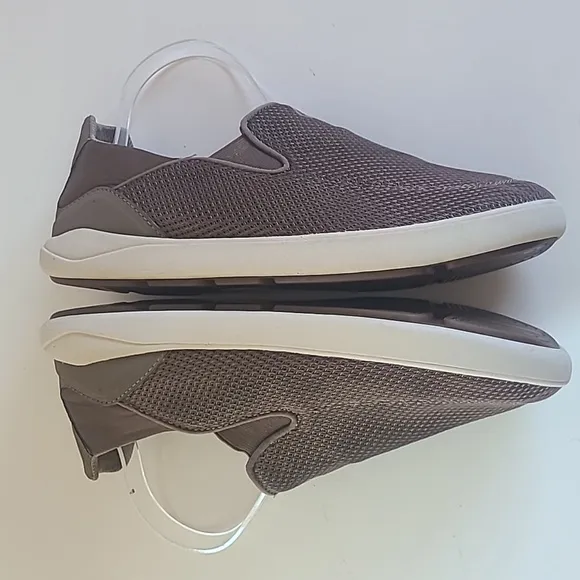 OluKai Nohea Pae Slip On Sneakers Comfort Shoes Color Mustang Size 8.5 EU 41.5