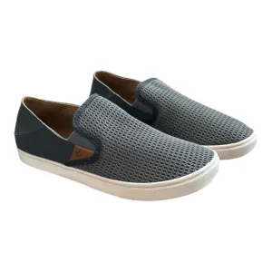 OluKai Pehuea Womens Size 10 Shoes Gray Mesh Slip On Sneakers Breathable