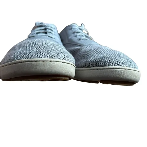 OluKai Sharkskin Gray Nohea Moku Boat Shoe Breathable Mesh Sneaker