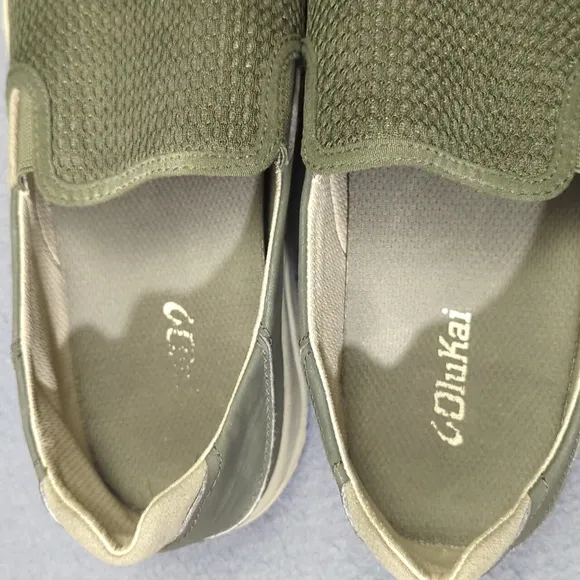OluKai Shoes Men's 10 Green Lae'ahi Slip On Casual Sneakers