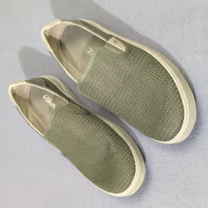 OluKai Shoes Men's 10 Green Lae'ahi Slip On Casual Sneakers