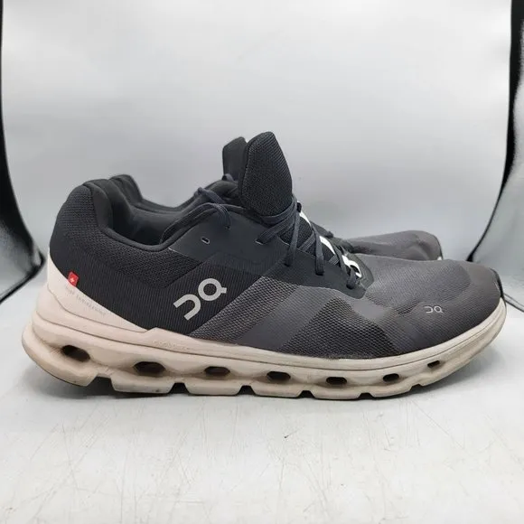 On Cloud Cloudrunner Mens 13 Black Eclipse Frost Athletic Shoes Walking Running