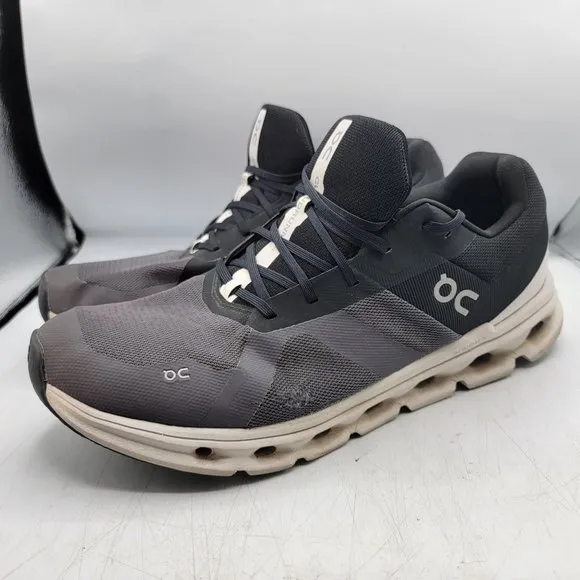 On Cloud Cloudrunner Mens 13 Black Eclipse Frost Athletic Shoes Walking Running