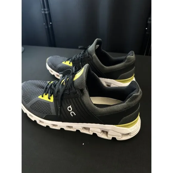 On Cloud Mens Cloudswift 3 AD All Black Running Shoes Size 14 NIB Sport Running