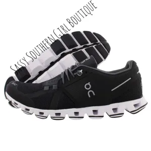 🆕⭐On Cloud Women's black and white running shoes