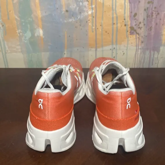 On Cloudeclipse Running Shoes Flame /Ivory  Mens size 10