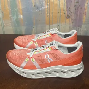 On Cloudeclipse Running Shoes Flame /Ivory  Mens size 10