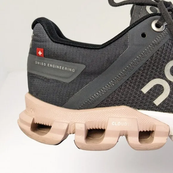 On Cloudflow Running Shoes, Rock/Rose, Women's 7.5 M