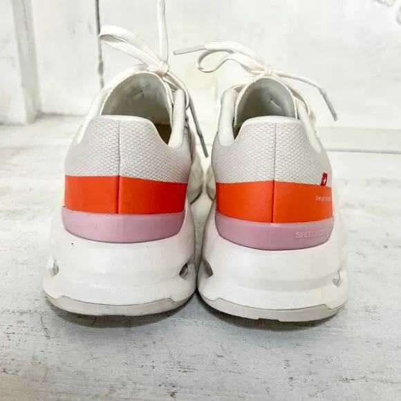 On Cloudpulse Mesh Low Top Active Running Sneakers Pearl/Blossom Womens Size 5.5