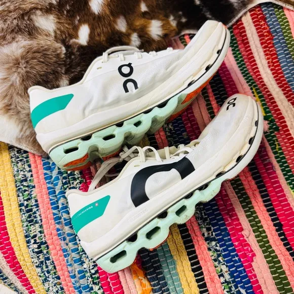 On Running | Cloudboom Echo White Mint Shoes | 7