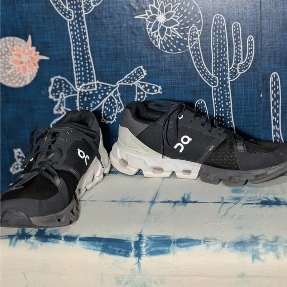 On Running Cloudflyer 4 Sneakers Shoes Black White Men's Size 11