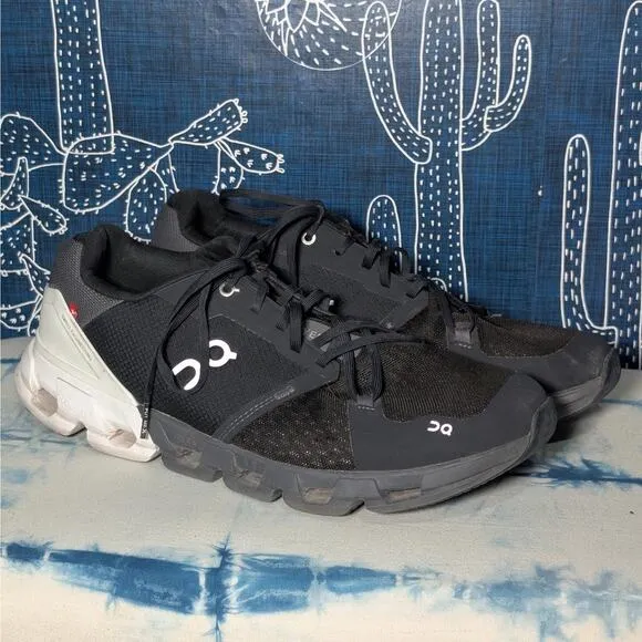 On Running Cloudflyer 4 Sneakers Shoes Black White Men's Size 11